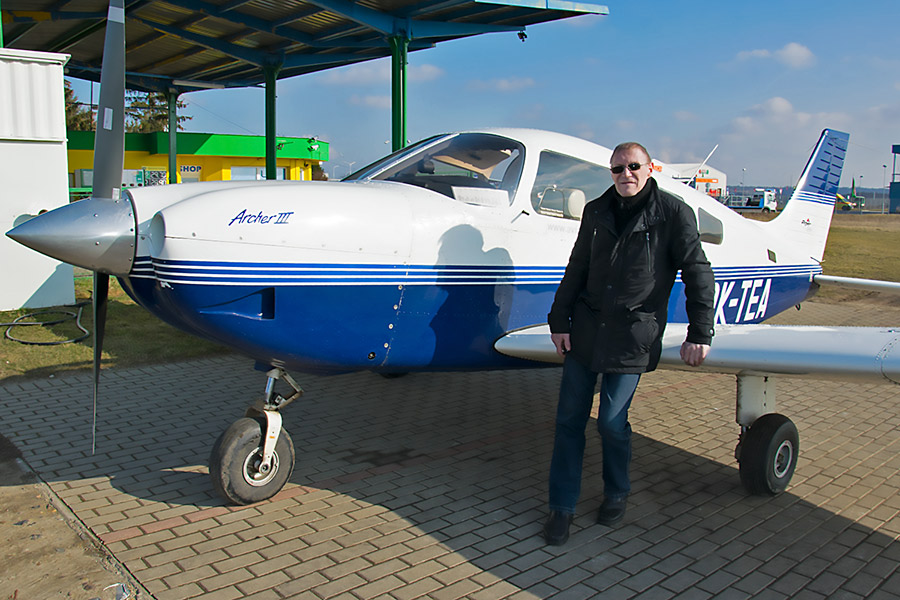 Piper для полетов над замками Чехии